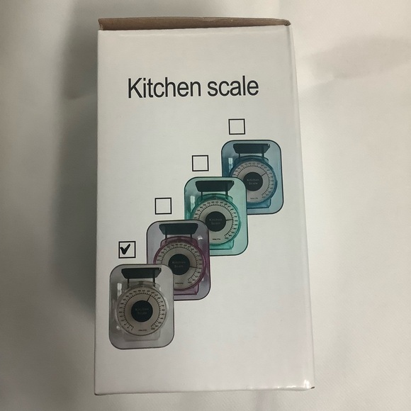 Mechanical Kitchen Scale Transparent Black Plastic - Picture 4 of 16